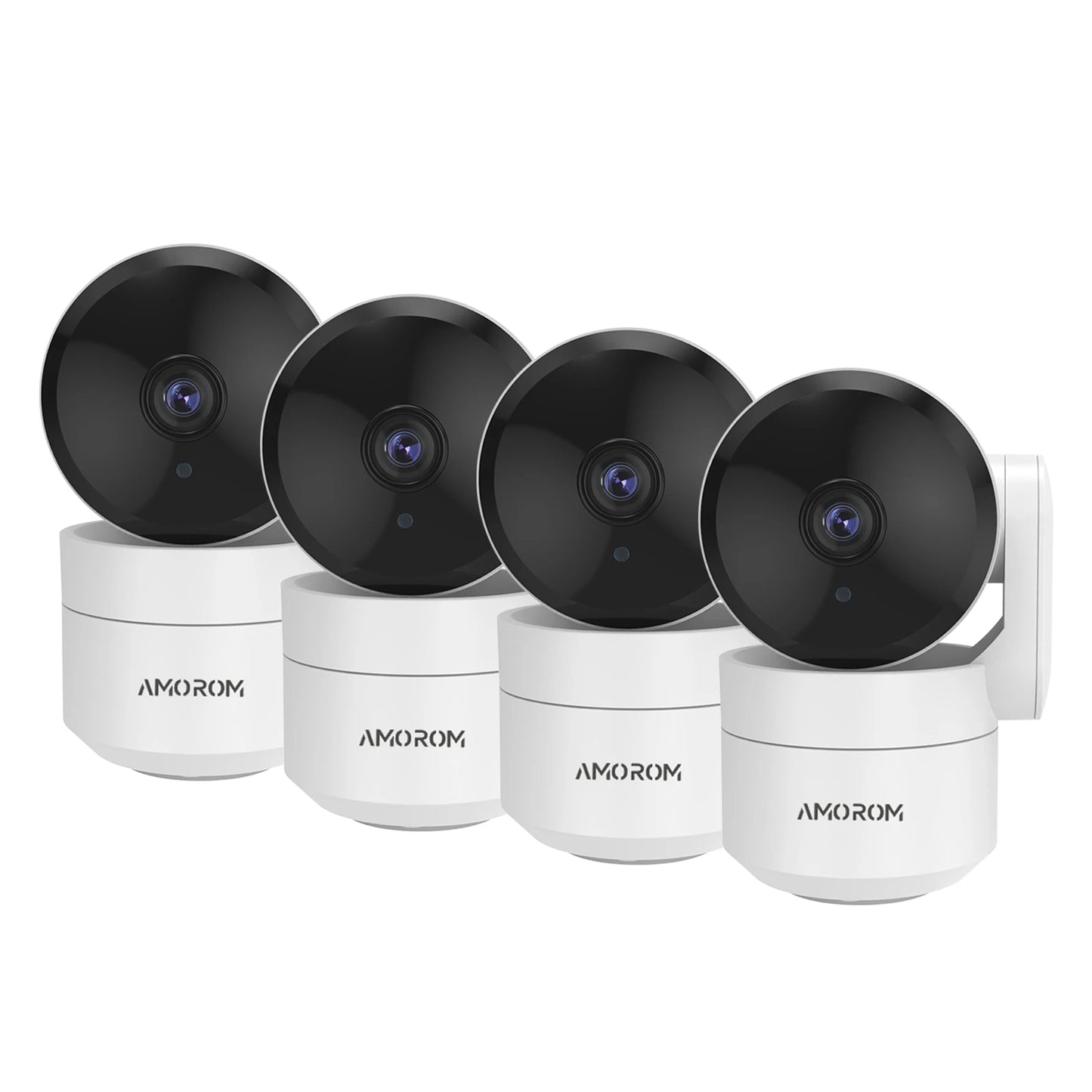 Caméra WiFi Tuya 1080P Intérieure 360° PTZ, Moniteur Bébé et Animaux, Vision Nocturne IR, Détection IA, Caméra de Surveillance IP P2P avec Google Alexa