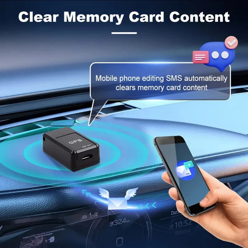 Mini traceur GPS magnétique micro, suivi en temps réel anti-vol pour véhicule et moto, moniteur de positionnement personnel anti-perte.