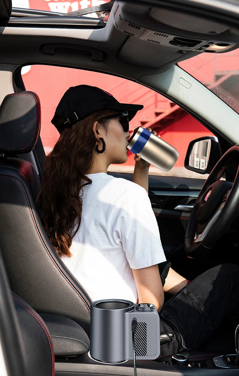 Nouveau Gobelet Intelligent 2-en-1 Chauffant et Refroidissant pour Voiture