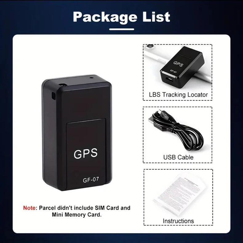 Mini traceur GPS magnétique micro, suivi en temps réel anti-vol pour véhicule et moto, moniteur de positionnement personnel anti-perte.
