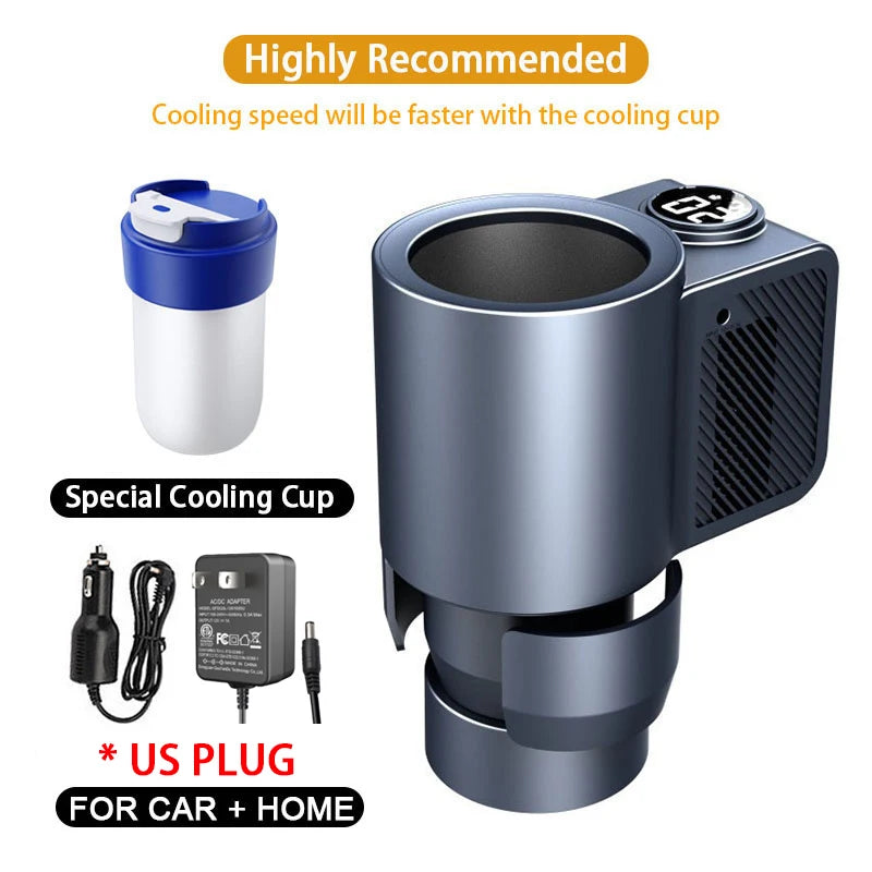 Nouveau Gobelet Intelligent 2-en-1 Chauffant et Refroidissant pour Voiture