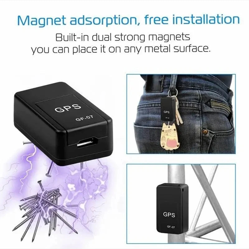Mini traceur GPS magnétique micro, suivi en temps réel anti-vol pour véhicule et moto, moniteur de positionnement personnel anti-perte.