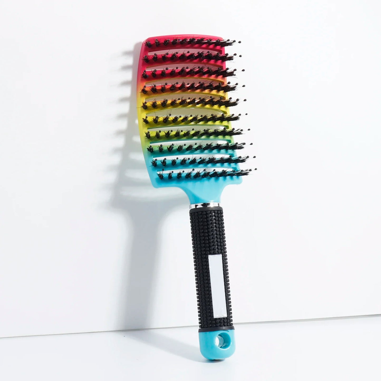 Detangling Hair Brush Women Bristle&Nylon Scalp Massage Comb Anti Static Wet Curly Hair Comb Hairdressing Combs Styling Tools
