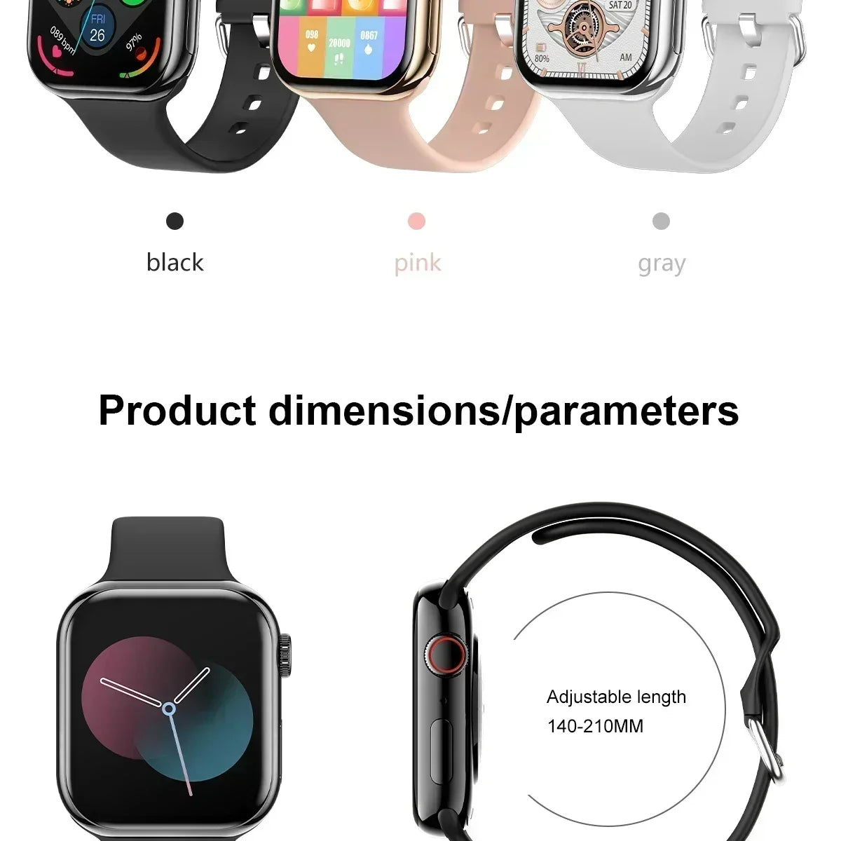 2025 GPS Smart Watch Series 10 For Apple Watch 10 Memory Music Video Bluetooth Call Waterproof NFC Smartwatch For Android IOS
