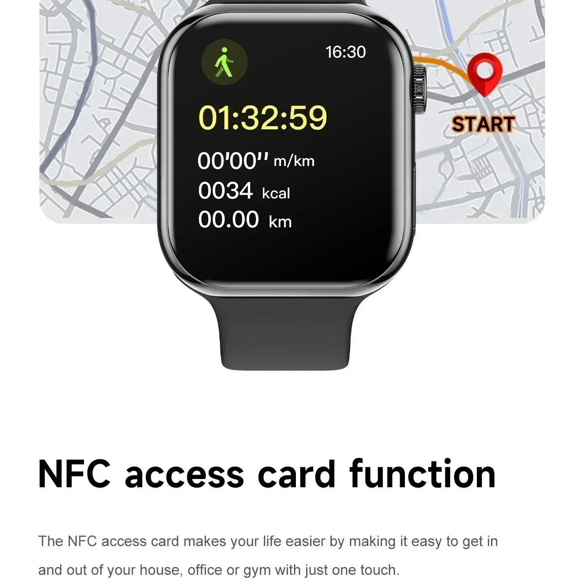 2025 GPS Smart Watch Series 10 For Apple Watch 10 Memory Music Video Bluetooth Call Waterproof NFC Smartwatch For Android IOS