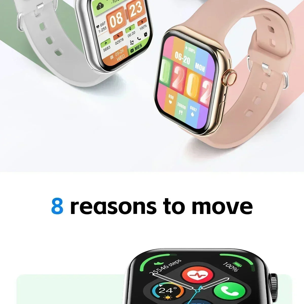 2025 GPS Smart Watch Series 10 For Apple Watch 10 Memory Music Video Bluetooth Call Waterproof NFC Smartwatch For Android IOS