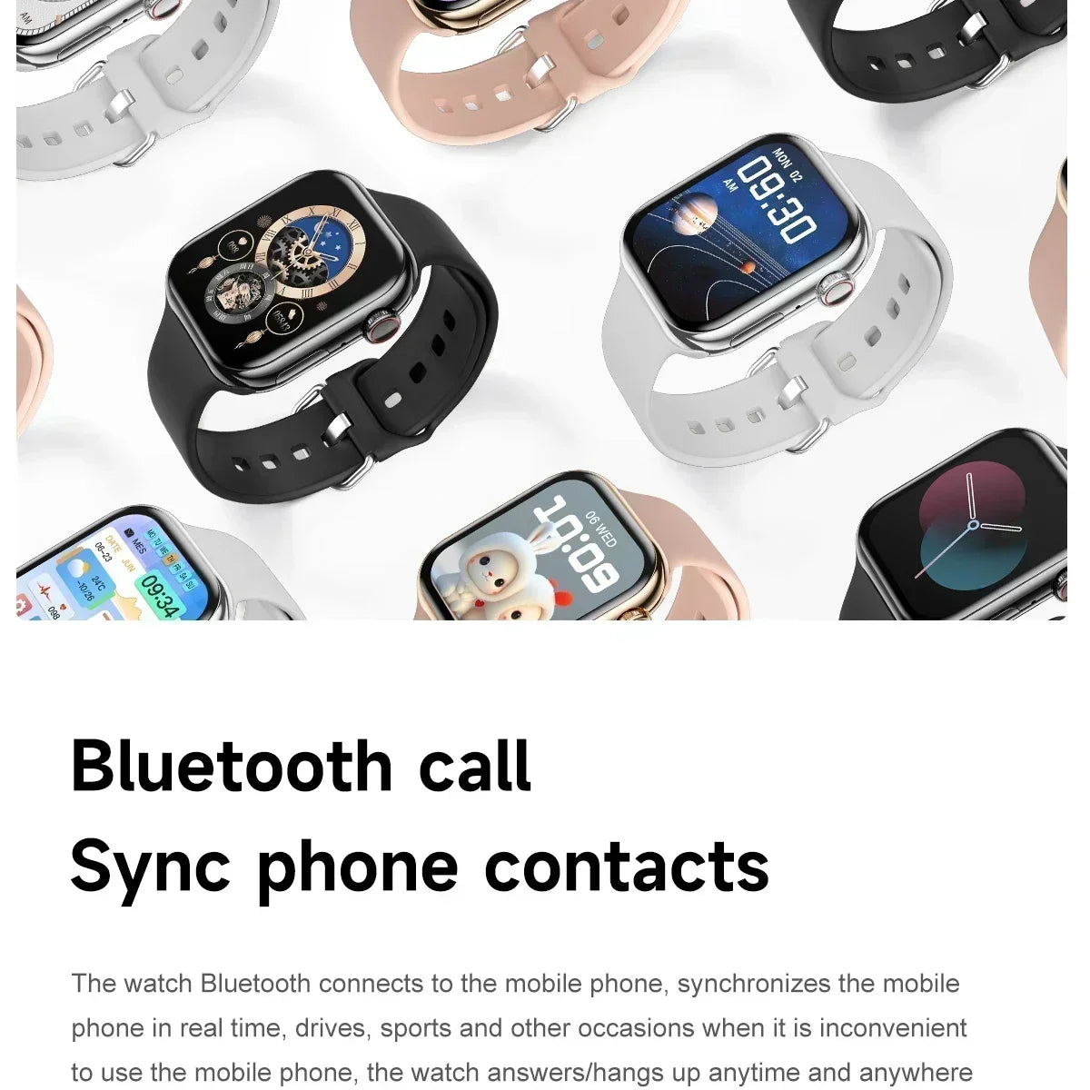 2025 GPS Smart Watch Series 10 For Apple Watch 10 Memory Music Video Bluetooth Call Waterproof NFC Smartwatch For Android IOS
