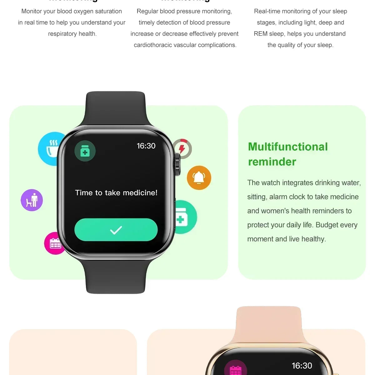 2025 GPS Smart Watch Series 10 For Apple Watch 10 Memory Music Video Bluetooth Call Waterproof NFC Smartwatch For Android IOS