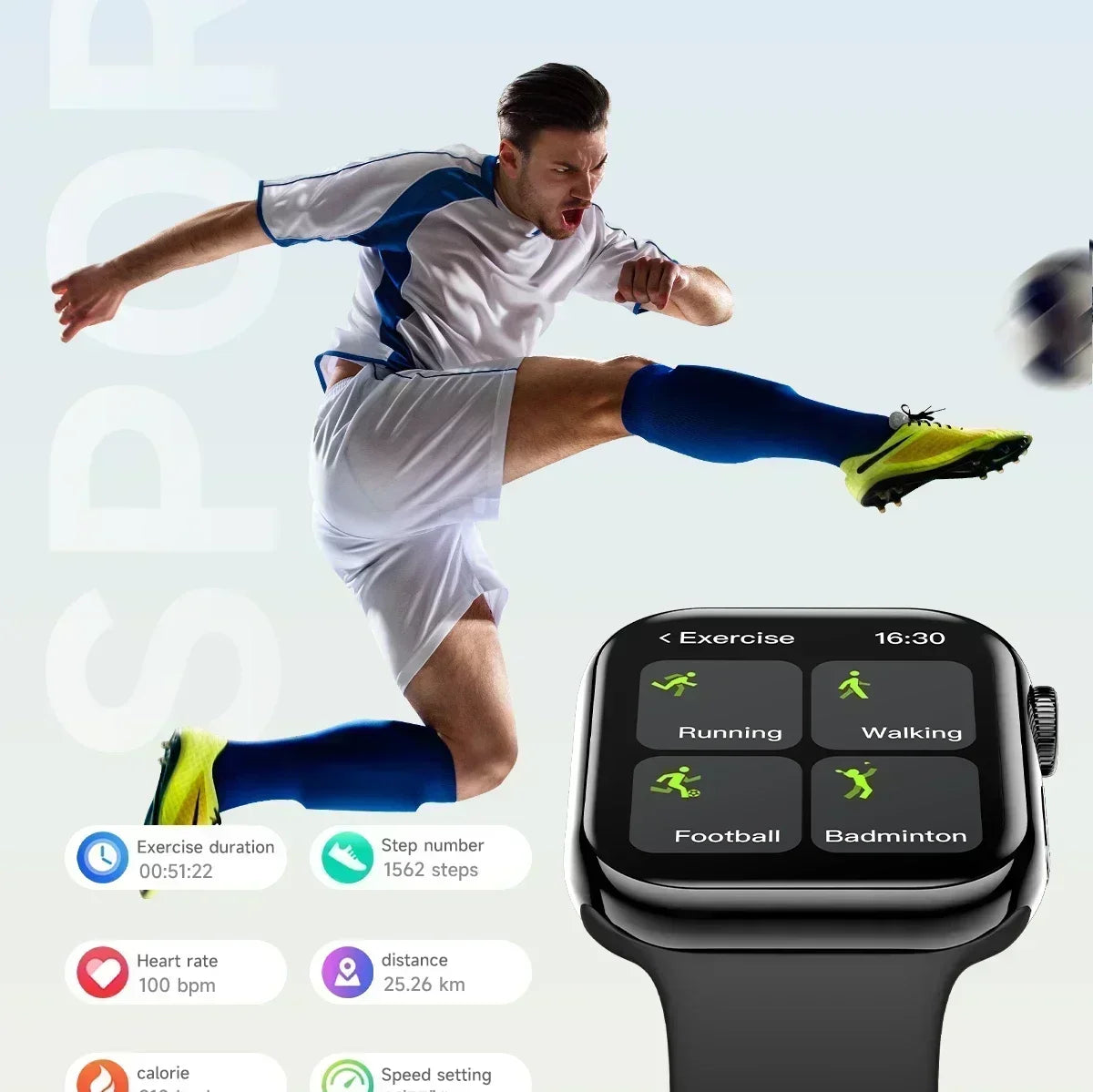 2025 GPS Smart Watch Series 10 For Apple Watch 10 Memory Music Video Bluetooth Call Waterproof NFC Smartwatch For Android IOS